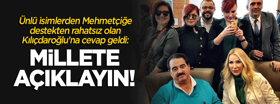 Mehmetçiğe destek olmaya giden ünlü isimlerden Kılıçdaroğlu'na cevap geldi