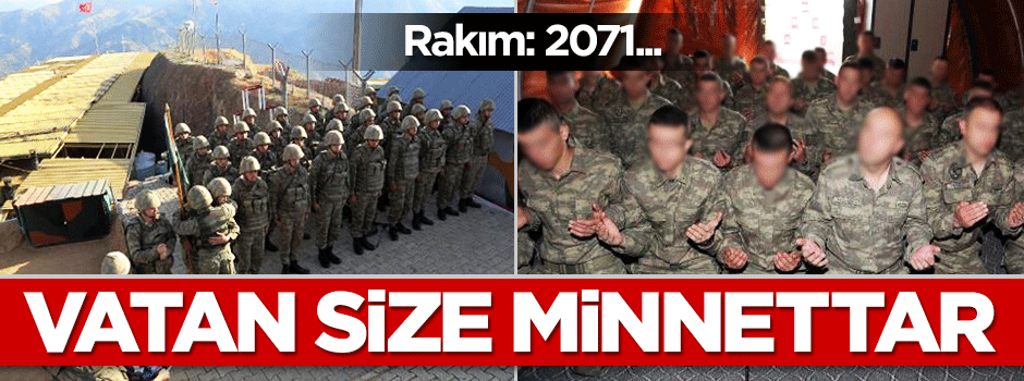 Mehmetçiğin bayram sevinci