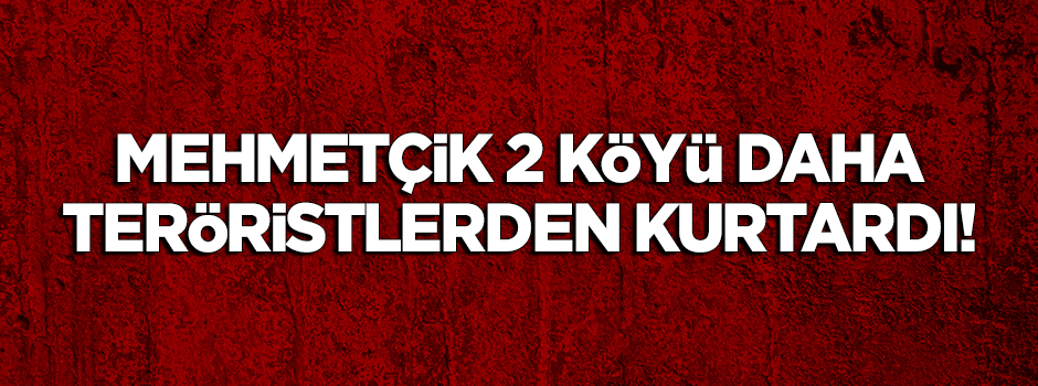 Mehmetçik 2 köyü daha kurtardı!
