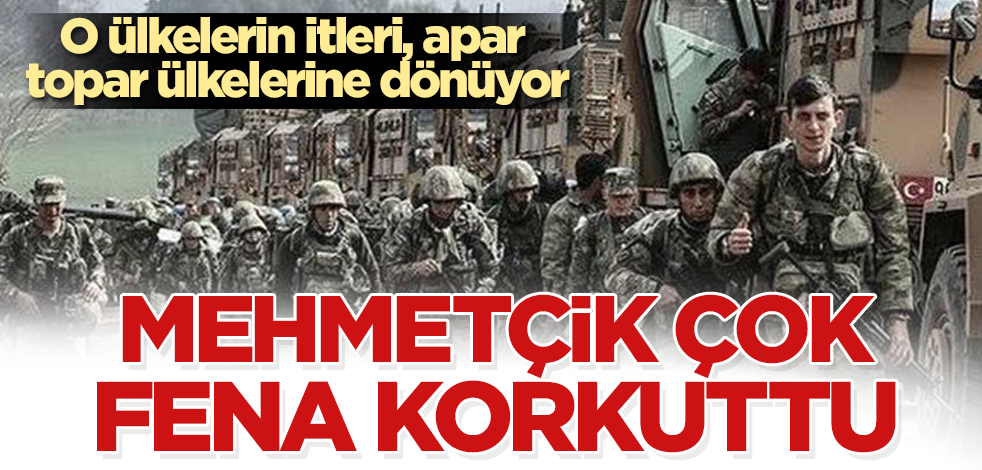Mehmetçik çok fena korkuttu! O ülkelerin itleri, apar topar ülkelerine dönüyor