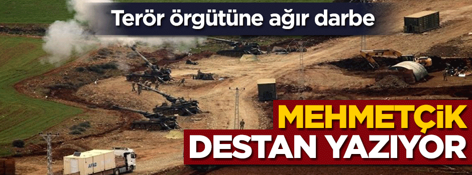 Mehmetçik destan yazıyor... Terör örgütüne ağır darbe!