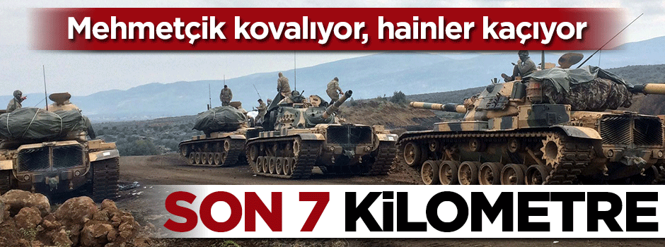 Mehmetçik kovalıyor, teröristler kaçıyor