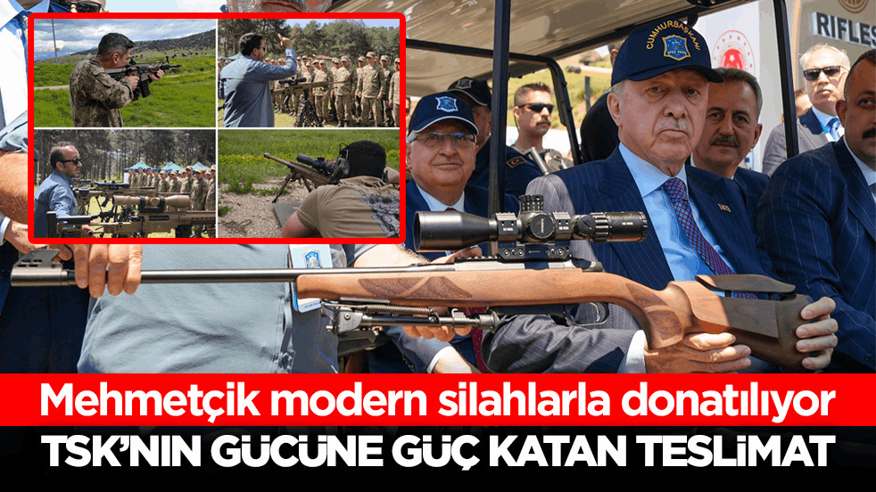 Mehmetçik modern silahlarla donatılıyor! TSK’nın gücüne güç katan teslimat