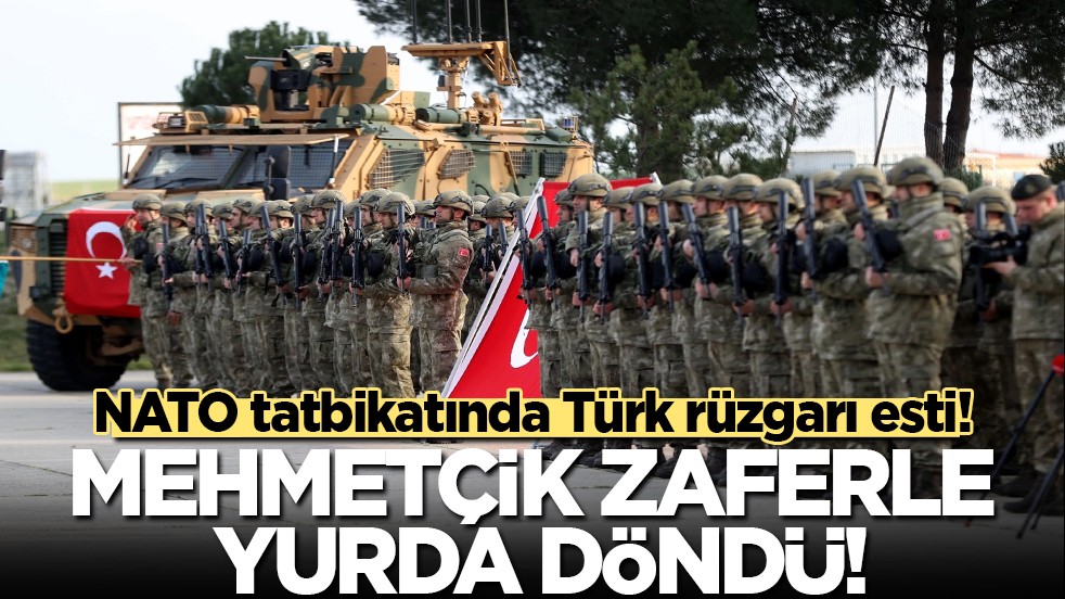 Mehmetçik NATO tatbikatından zaferle döndü: Tekirdağ'da duygu dolu karşılama