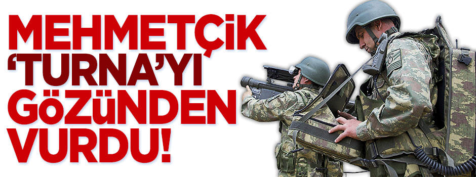 Mehmetçik 'Turna'yı gözünden vurdu