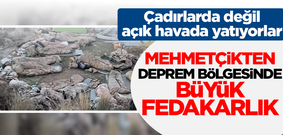Mehmetçikten deprem bölgesinde büyük fedakarlık!