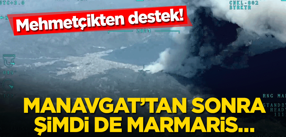 Mehmetçikten destek! Manavgat’tan sonra şimdi de Marmaris…