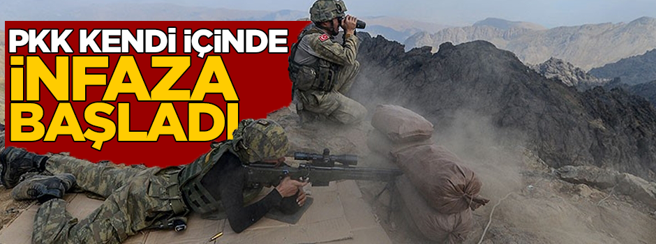 Mehmetçik'ten korkan terör örgütü PKK, kendi içinde infaz ediyor!