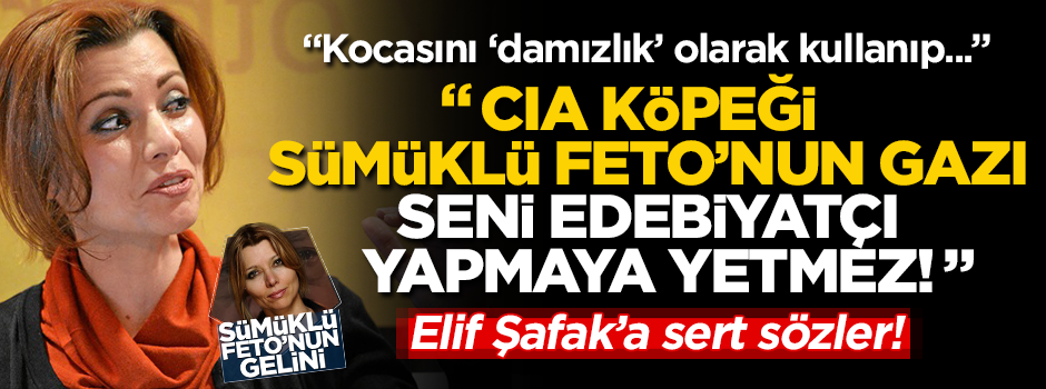 Mehtap Yılmaz’dan Elif Şafak’a sert sözler