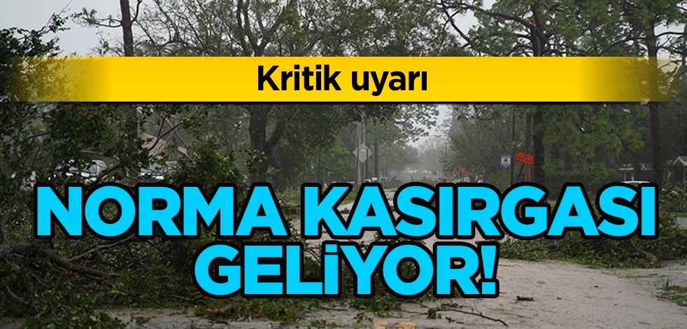 Meksika'da yapılan uyarı: kıyamet gibi dev Norma Kasırgası geliyor diye ilan etti! Hala binlerce turist var uyarısı