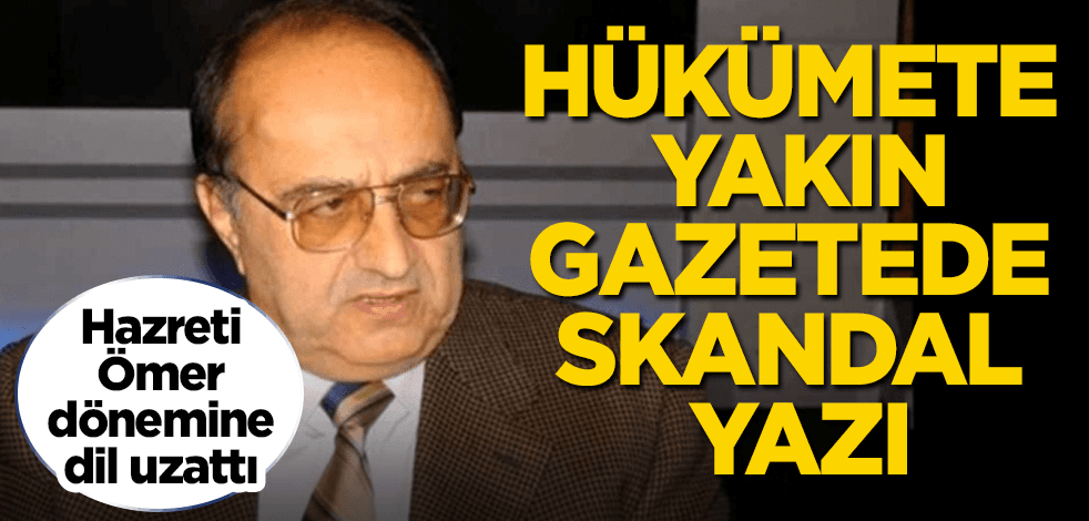 Melih Aşık, Hazreti Ömer dönemine kirli dilini uzattı