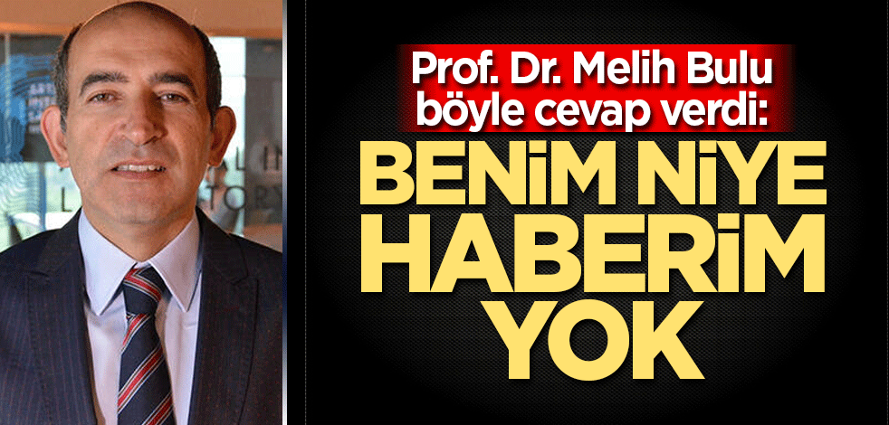 Melih Bulu istifa haberine cevap verdi