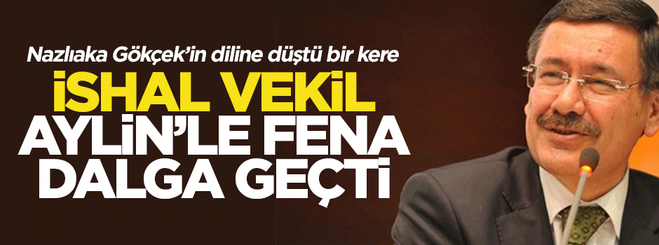 Melih Gökçek, Aylin Nazlıaka ile fena dalga geçti