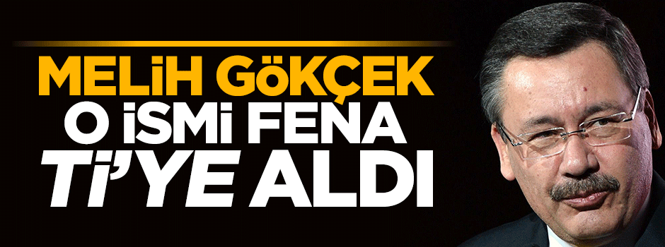 Melih Gökçek, Aylin Nazlıaka ile fena dalga geçti