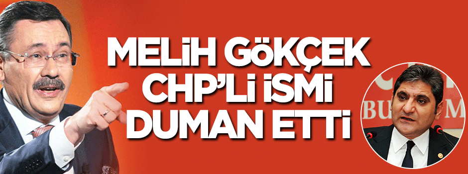 Melih Gökçek CHP'li Aykut Erdoğdu'yu rezil kepaze etti