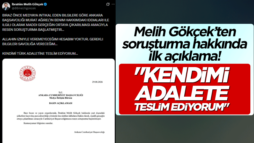 Melih Gökçek hakkında sıcak gelişme! Başsavcılığın kararı sonrası 