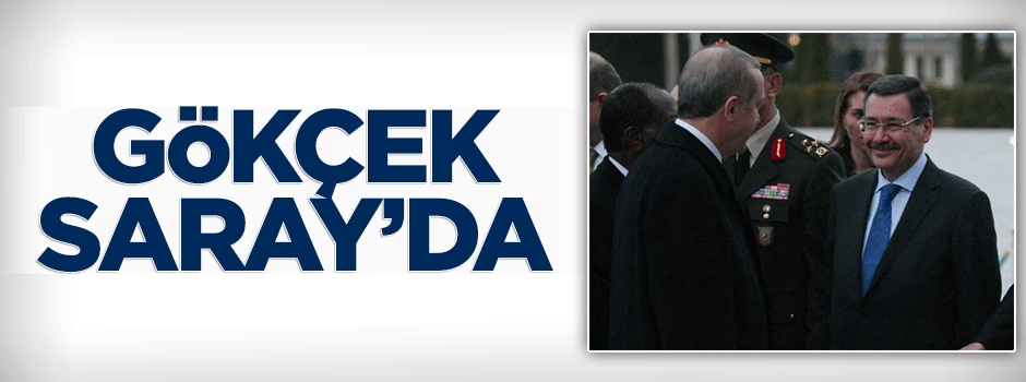 Melih Gökçek Saray'da düzenlenen törene katıldı