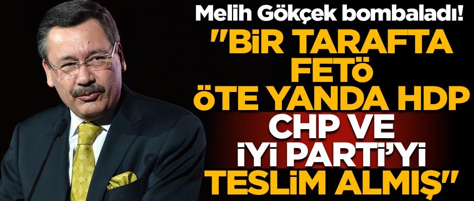 Melih Gökçek Twitter'dan bombaladı! "Bir tarafta FETÖ, öte yanda HDP, CHP ve İYİ Parti'yi teslim almış"