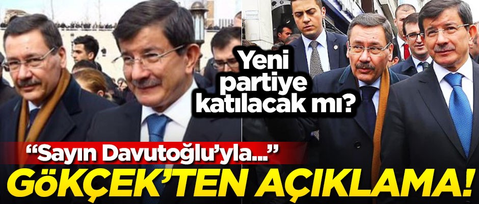 Melih Gökçek yeni partiye katılacak mı? Açıklama geldi! "Ahmet Davutoğlu'yla..."