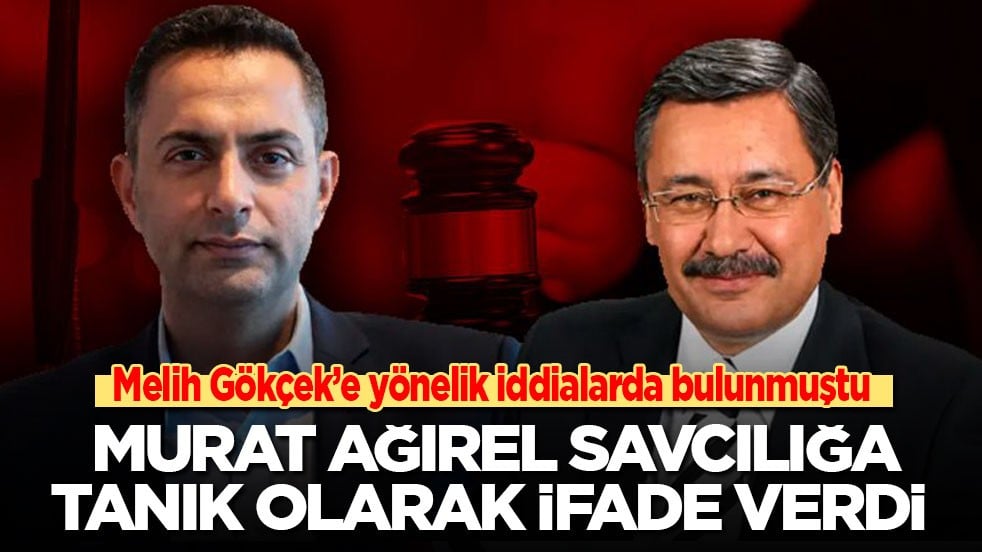 Melih Gökçek’e yönelik iddialarda bulunmuştu! Murat Ağırel savcılığa tanık olarak ifade verdi