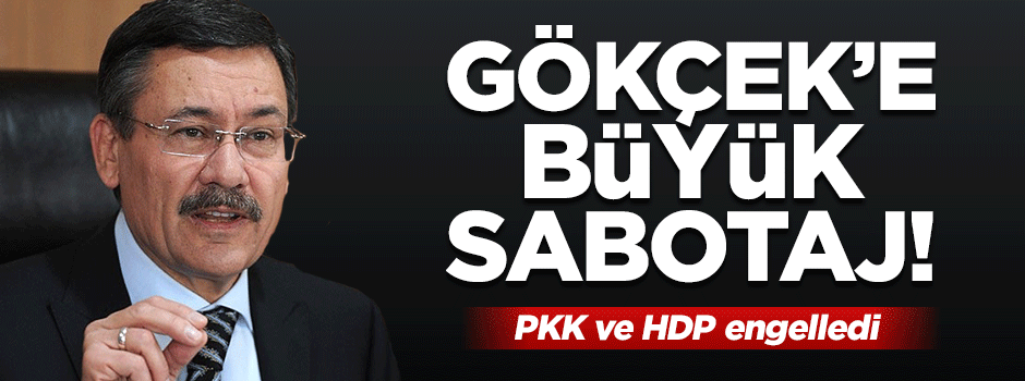 Melih Gökçek'in 6 kanaldaki yayınına PKK ve HDP engeli