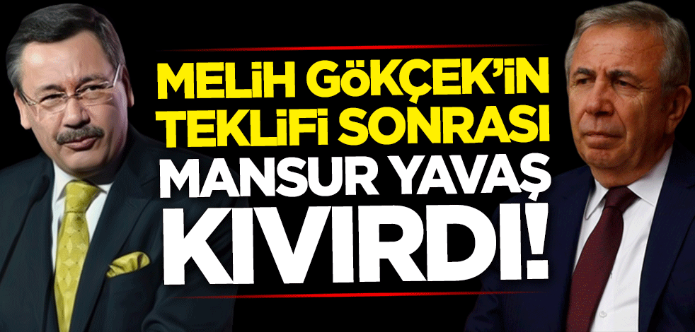 Melih Gökçek'in teklifi sonrası Mansur Yavaş kıvırdı!