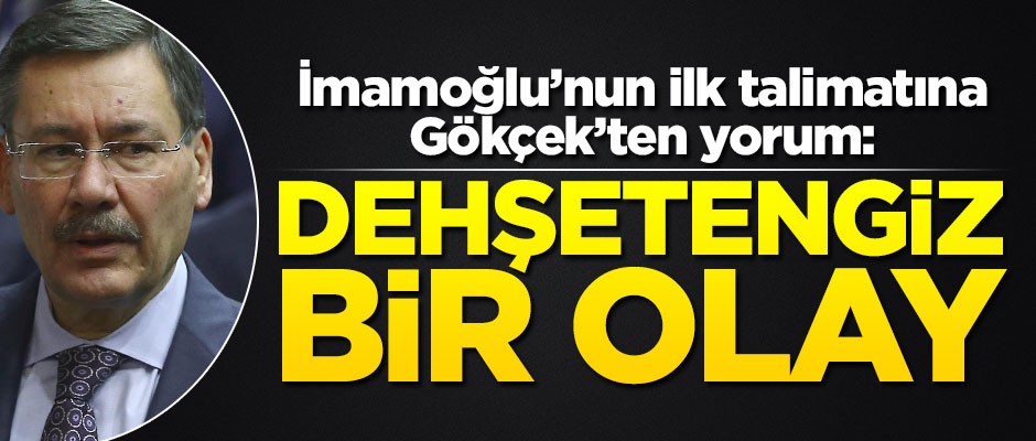 Melih Gökçek'ten Ekrem İmamoğlu paylaşımı! "Dehşetengiz bir olay"