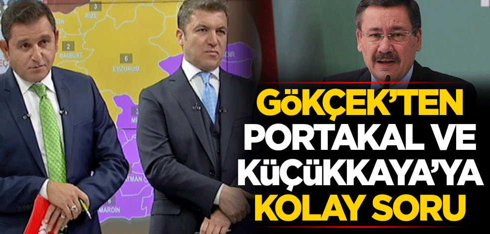Melih Gökçek'ten Fatih Portakal ve İsmail Küçükkaya'ya kolay soru