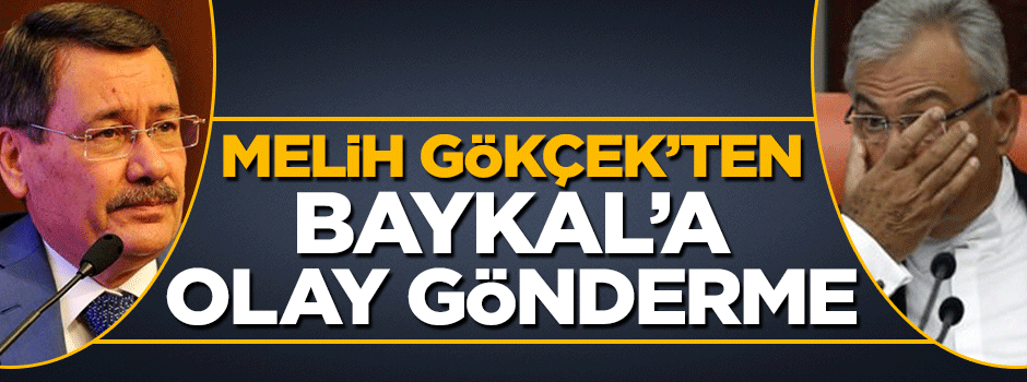 Melih Gökçek'ten 'maç henüz bitmedi' diyen Deniz Baykal'a olay gönderme