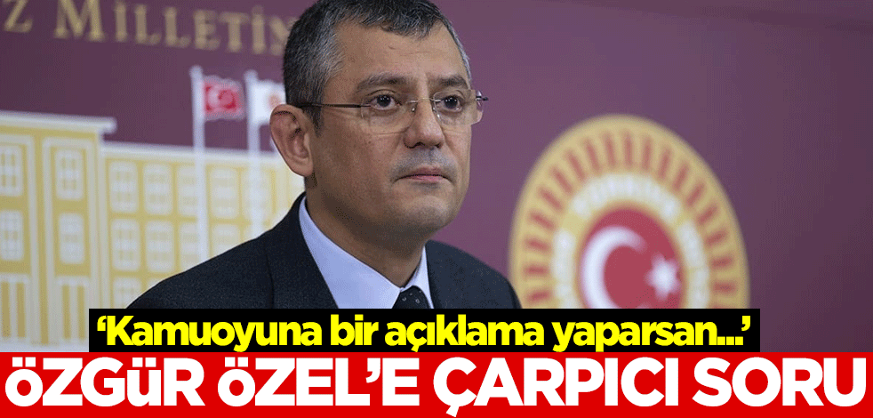 Melih Gökçek'ten Özgür Özel'e çarpıcı soru: Kamuoyuna bir açıklama yaparsan...