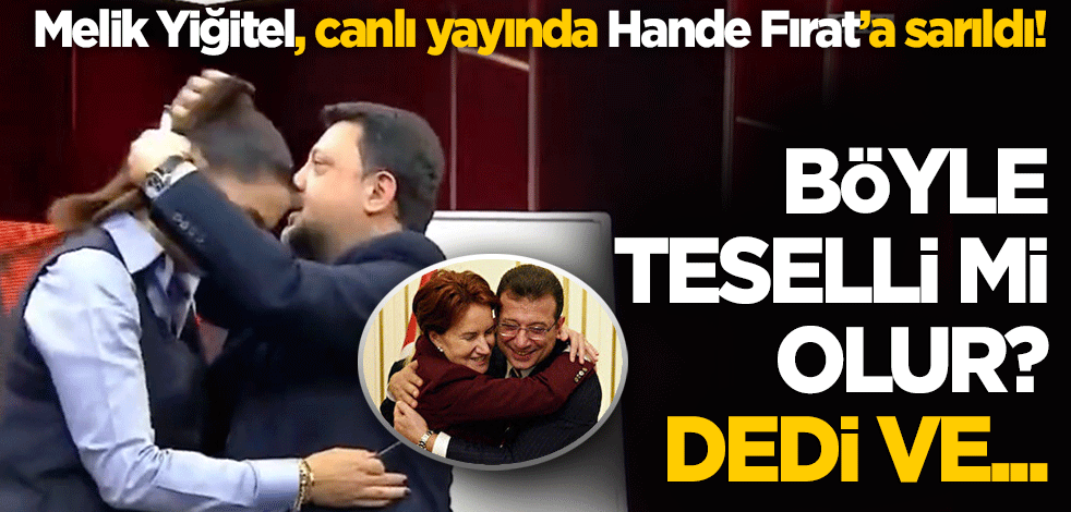 Melik Yiğitel, canlı yayında Hande Fırat’a sarıldı! Böyle teselli mi olur dedi ve...