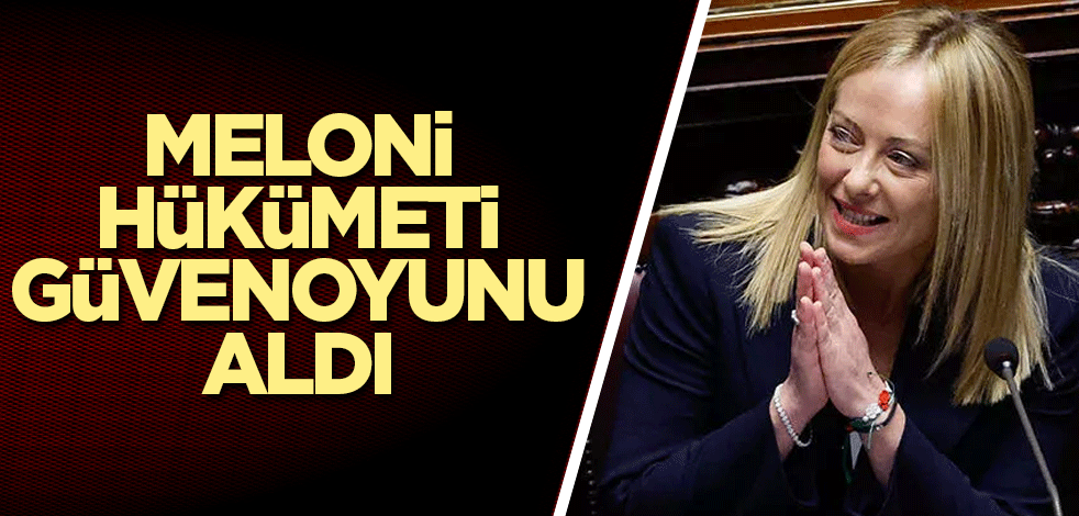 Meloni hükümeti güvenoyunu aldı