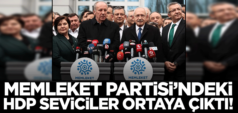 Memleket Partisi'ndeki HDP seviciler ortaya çıktı! Kılıçdaroğlu için istifa etti
