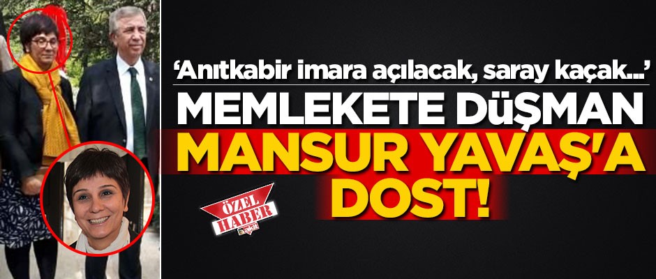 Memlekete düşman, Mansur Yavaş'a dost!
