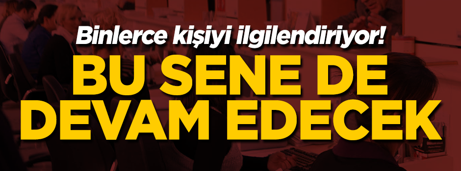 Memurlar ile ilgili flaş gelişme: Bu yıl da devam edecek!