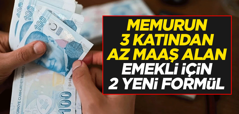 Memurun 3 katından az maaş alan emekli için 2 yeni formül: Bayram ikramiyesine zam ve indirimli kart hamlesi
