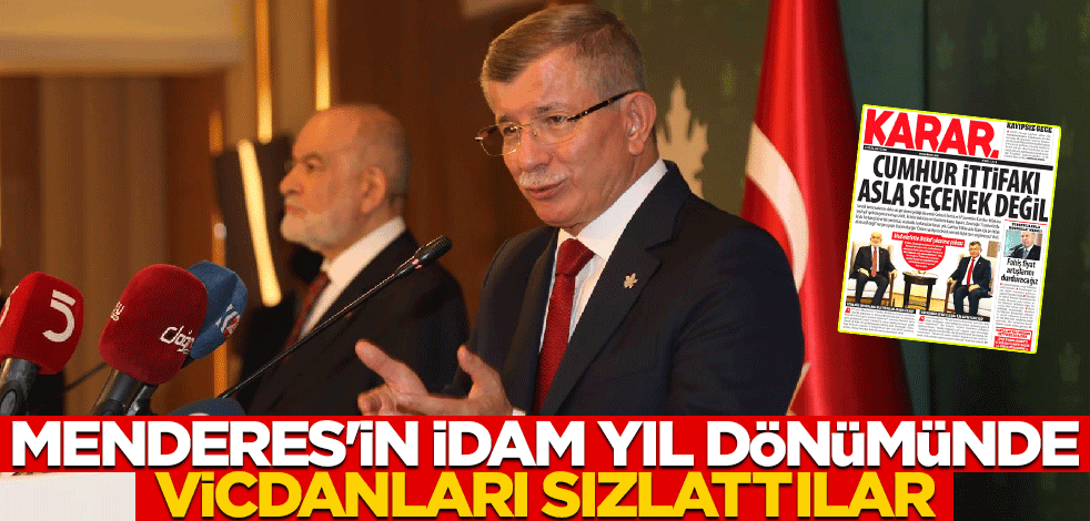 Menderes'in idam yıl dönümünde vicdanları sızlattılar
