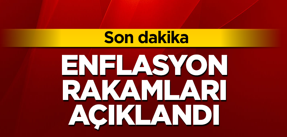 Merakla beklenen enflasyon rakamları açıklandı