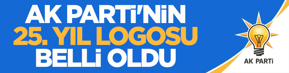 Merakla bekleniyordu! AK Parti'nin 25. yıl logosu belli oldu
