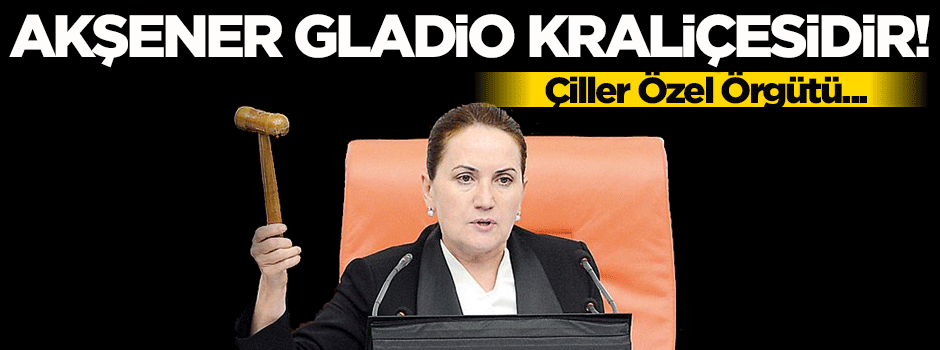 'Meral Akşener bir Gladio kraliçesidir'
