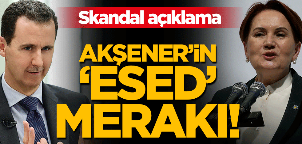 Meral Akşener katil Esed'in elini sıkmak istiyor!