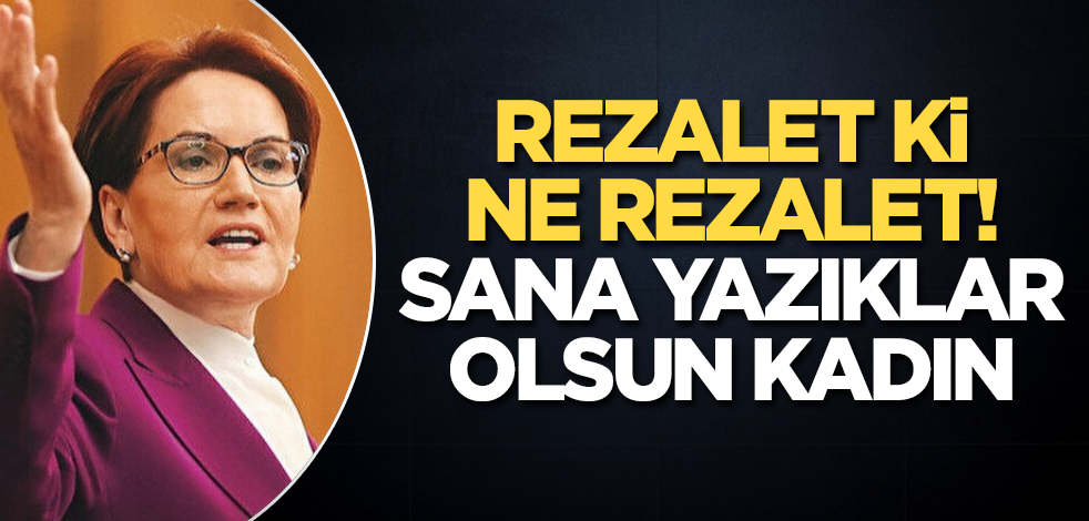 Meral Akşener'den büyük rezalet! Yazıklar olsun sana