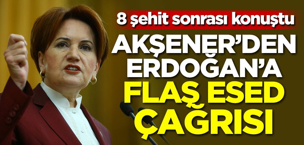 Meral Akşener'den Erdoğan'a flaş çağrı: Gökkubbeyi başlarına yıkın