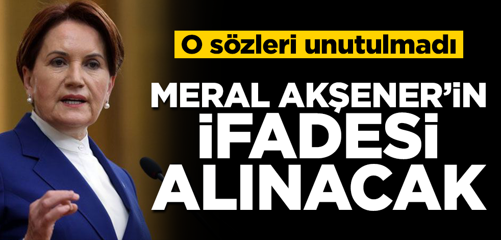 Meral Akşener'e "YSK'ya hakaret" davası! İfade vermeye çağrıldı