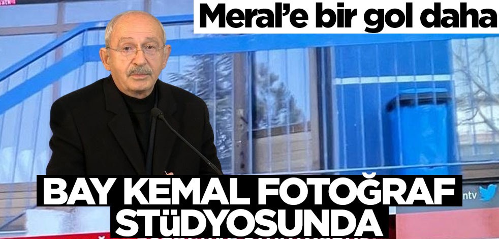 Meral’e bir gol daha! Bay Kemal fotoğraf stüdyosunda