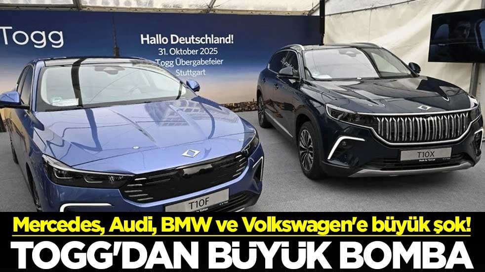 Mercedes, Audi, BMW ve Volkswagen'e büyük şok! TOGG'dan büyük bomba