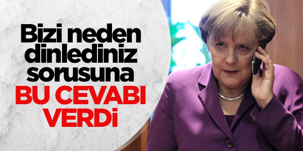 Merkel: Bu konuda bize güvenmenizi istiyoruz
