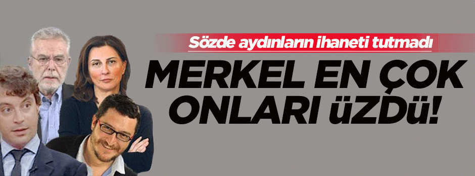 Merkel onları çok üzdü!