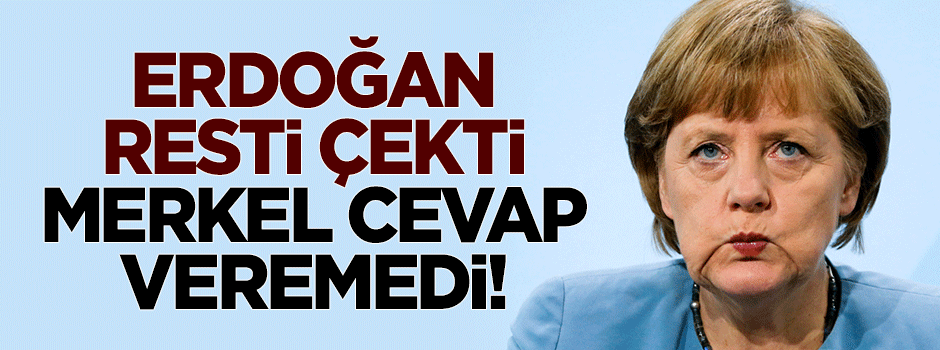 Merkel 'Türkiye' sorusunu geçiştirdi