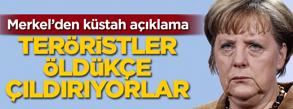 Merkel'den küstah Afrin açıklaması